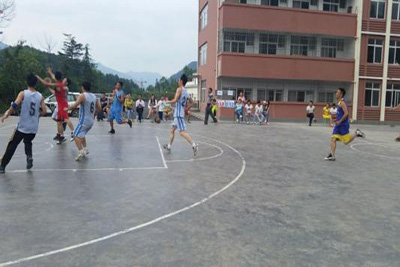 普安县中等职业学校-篮球赛
